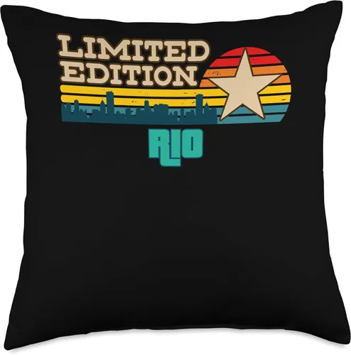 Vista 4 de Limited Edition Lou Retro Radio Cassette Name Throw Pillow