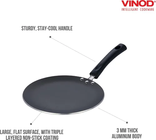 Vista 3 de Vinod Roti Tawa cóncavo antiadherente, 11.5" (29 cm)