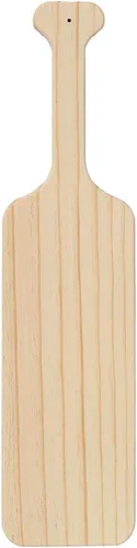 Vista 11 de Remo de Hermandad 38 cm, Remo de Pino Sin Terminar, Remo de Madera Sólida para Hermandades Griegas