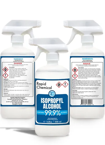 Vista 2 de Spray de alcohol isopropílico al 99 %, grado USP, botella de spray de alcohol de frotamiento 99% (17 onzas líquidas)