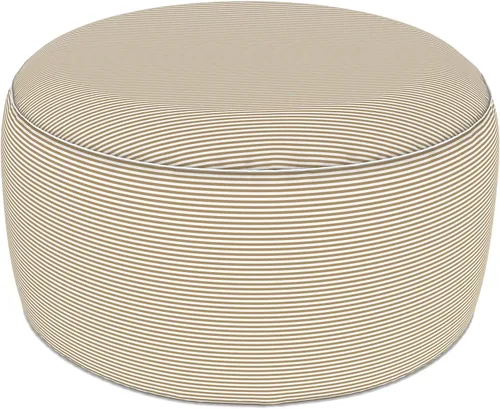 Vista 78 de LVTXIII Otomana inflable para interiores y exteriores, reposapiés redondo, 21 pulgadas de diámetro x 9 pulgadas de alto, todo clima, portátil, Hojas