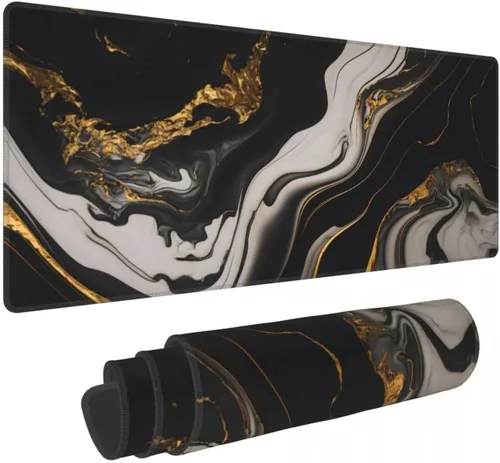 Vista 16 de Alfombrilla de escritorio, tapete de escritorio de 31.5" × 11.8", alfombrilla grande para mouse de juegos, alfombrilla duradera extendida para mouse