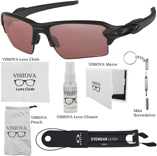 Vista 2 de Oakley Flak 2.0 XL OO9188 - Gafas de sol para hombre, correa + accesorios VISIOVA