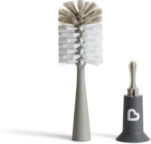 Vista 2 de Munchkin® Bristle™ - Cepillo para botellas, color gris