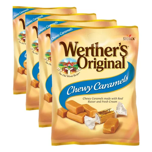 Vista 6 de Werther's Original Chewy Caramel Candy 2.4oz (paquete de 12)