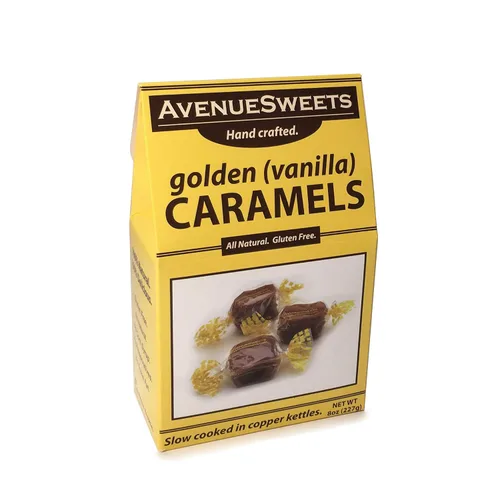 Vista 4 de AvenueSweets - Caramelos suaves hechos a mano envueltos individualmente - Caja de 8 onzas - Chocolate