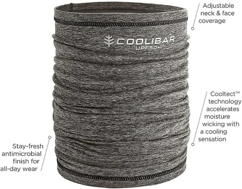 Vista 5 de Polaina de cuello unisex Performance - Protección solar UPF 50+ - Virasana