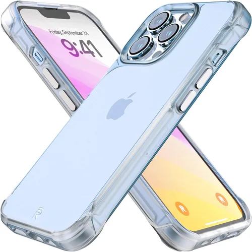 Vista 18 de REBEL Funda transparente para iPhone 13 [Crystal Series Gen-3] compatible con MagSafe, no se amarillea, antiarañazos, protección a prueba de golpes