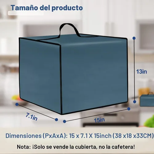 Vista 3 de Funda para cafetera Ninja Single Serve PB051 (azul lago)