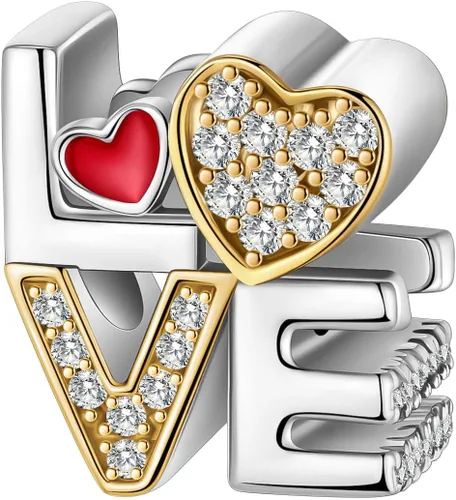 Vista 265 de Dije de girasol con diseño de estrella y luna y elefante para pulsera, collar de plata de ley 925, dijes de corazón de amor para mujer, regalo