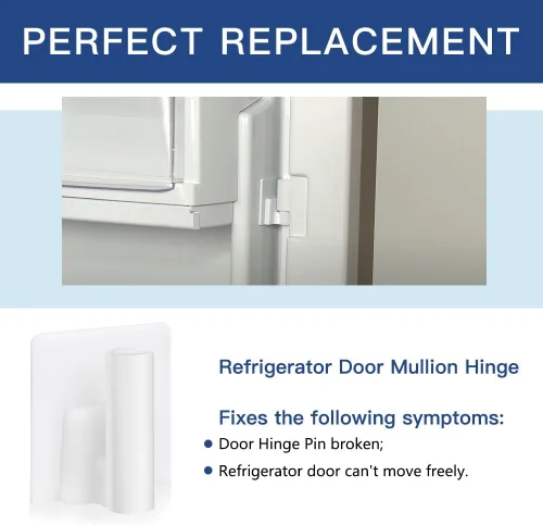 Vista 3 de 241779401 Pasador de bisagra de puerta de refrigerador, pasador de montaje de montante apto para refrigeradores Frigidaire/Electrolux - Reemplaza