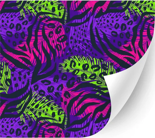Vista 24 de HTV4U Vinilo de transferencia de calor con estampado de animales (gradiente de dragón, 13.5 pulgadas x 3 yardas), papel de transferencia de prensa