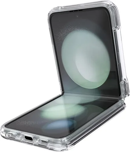Vista 2 de Speck Funda para Samsung Galaxy Z Flip 5 - Plegable, resistente a los arañazos y protección contra caídas - Funda transparente antiamarillamiento