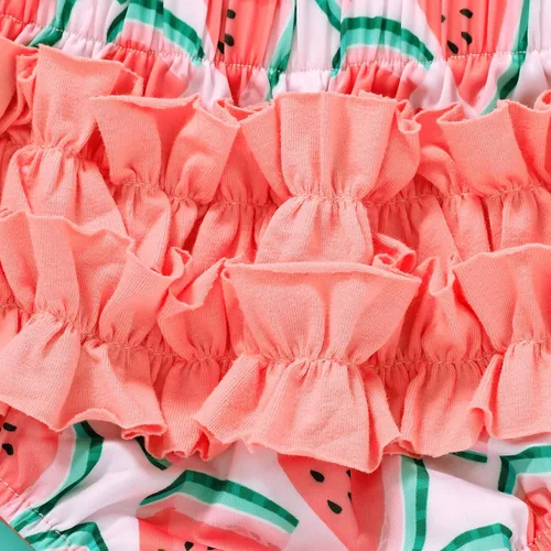 Vista 7 de Tiny Cutey Traje de baño de 2 piezas para bebé, traje de baño de 2 piezas, parte superior de bikini, parte inferior de bikini