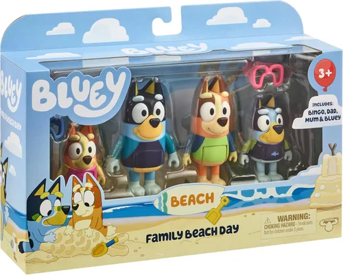 Vista 11 de Figuras de Super Fan de Bluey para Niños Pequeños, Juego de 11 Personajes con Figuras Exclusivas, Incluye Figuras para Niños Pequeños de Bluey