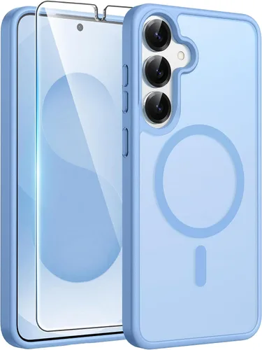 Vista 160 de FNTCASE - Funda para iPhone 16 Pro: magnética, mate, translúcida, de grado militar, protectora contra caídas, resistente, fina, duradera y a prueba