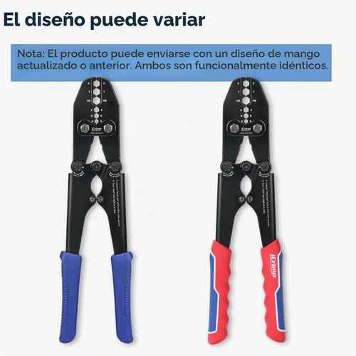 Vista 8 de Herramienta de engarzado de lengüetas de cable de batería iCrimp para lengüetas de cobre AWG 8-1/0, extremos de alambre resistentes
