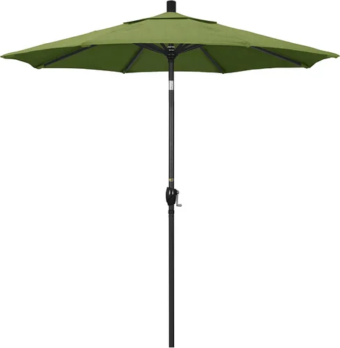 Vista 10 de California Umbrella 7.5' paraguas redondo de aluminio del mercado, elevación de la manivela