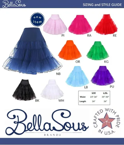 Vista 5 de BellaSous Dress Glam & Toast in Style Bundle Multi-Layered Party Petticoat Red Beer Party Mug