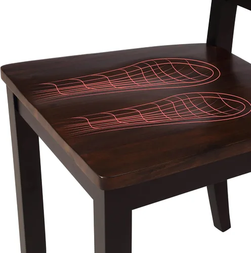 Vista 6 de Harper & Bright Designs Juego de mesa de comedor de 5 piezas, juegos de comedor para 4 personas, juego de mesa y sillas de cocina para el hogar