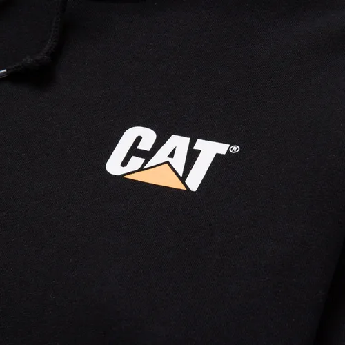 Vista 5 de CAT Workwear Sudadera con Capucha Caterpillar Trademark Banner para Hombre Negro