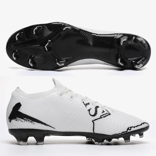 Vista 3 de Indoor Soccer Shoes for Mens Womens Turf Soccer Cleats for Kids Big Boys High Ankle Football Boots AG FG TF Training Sneakers
