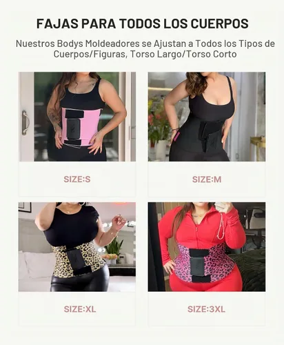Vista 6 de FeelinGirl - Faja de entrenamiento de cintura para mujer, corsé de control Negro