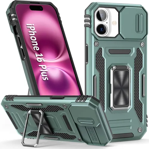 Vista 71 de Funda para iPhone 15 Pro, color verde alpino