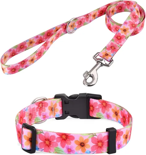 Vista 28 de Collar para Perros para Perros Pequeños y Gatos, Collar Suave y Cómodo para Mascotas para Perros Pequeños, Medianos y Grandes, Patrón Geométrico