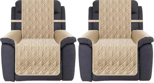 Vista 25 de Ameritex - Funda impermeable y antideslizante para sillón reclinable; funda de silla para perros; protector de muebles ideal para mascotas y niños