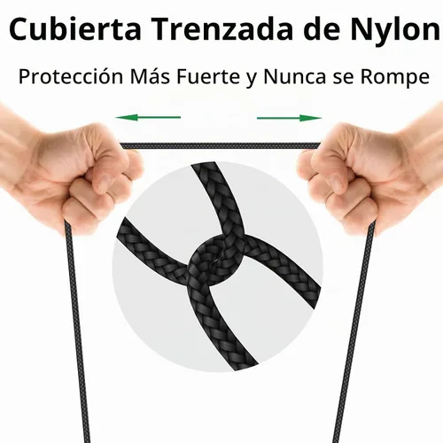 Vista 4 de Cable de extensión USB corto de 6 pulgadas, cable extensor USB A 3.0 macho a hembra trenzado compatible con unidad flash, impresora, cámara, ratón