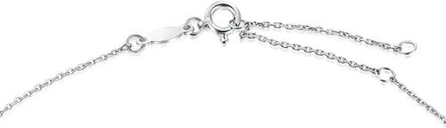 Vista 5 de CHOW SANG SANG 950 platino 0034 quilates color D-K claridad IF-VS2 collar de aro de diamante para mujer 92325N 185 pulgadas 185in Metal Diamante