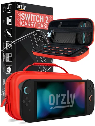 Vista 29 de Orzly Carry Case for Nintendo Switch Lite - Portable Travel Carry Case with storage for Switch Lite Games & Accessories [Solid Black]