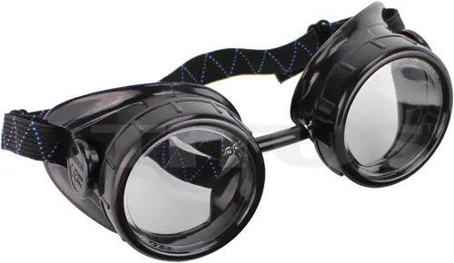 Vista 5 de TITUS Copa tipo C Marco de calidad industrial gafas de soldadura UV IR verde 5,7,8,9,10,11,12,13, o 14 filtro con estuche y almohadillas
