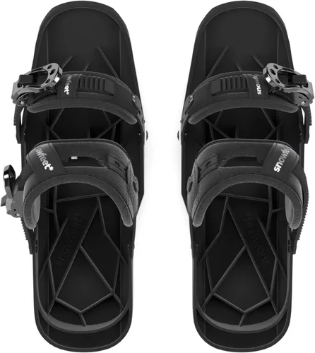 Vista 3 de Snowfeet X - Mini Patines de Esquí Corto para Snow Pro Versión Esquís para Zapatos de Invierno Patines de nieve cortos Snowblades Skiboards