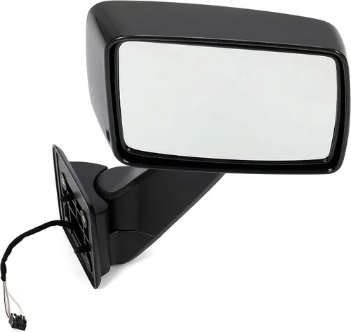 Vista 14 de KUAFU Par de espejos eléctricos compatible con Hummer H3 2006-2010 2009-2010 Hummer H3T Reemplazo izquierdo y derecho para montaje de espejo Negro