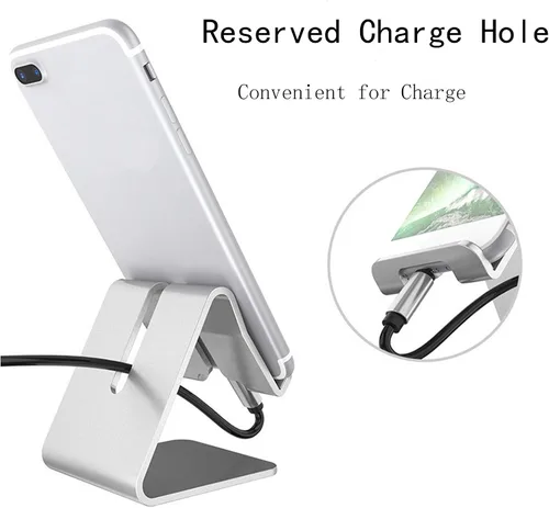Vista 6 de Soporte para celular, soporte para teléfono, soporte para teléfono celular, accesorios de oficina en casa, accesorios de escritorio, accesorios