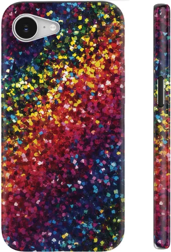 Vista 62 de Funda para iPhone 12 Mini, compatible con carga inalámbrica, protección de doble capa con elegante diseño de flores silvestres, silicona suave +