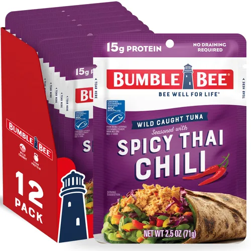 Vista 18 de Bumble Bee - Bolsa de atún sazonado con ajo asado y hierbas, 2.5 onzas