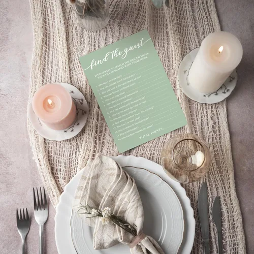 Vista 8 de Juegos de Baby Shower - Para 30 Invitados - 4 Juegos - Qué Hay en Tu Teléfono, Quién Conoce Mejor a Mamá, Encuentra al Invitado, Sopa de Letras