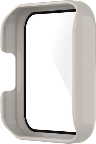 Vista 6 de Paquete de 3 fundas protectoras de pantalla compatibles con Redmi Watch 2 Lite, accesorios de policarbonato de vidrio templado, resistente a