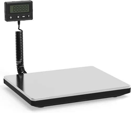 Vista 8 de MAXUS Báscula de envío de 440 libras/10g de precisión, báscula postal para paquetes con función de retención y tara, báscula de franqueo digital