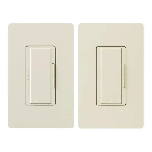 Vista 15 de Lutron - Interruptor de atenuación Maestro LED+ para bombillas LED regulables, halógenas e incandescentes, 150 W/unifolar o multiubicación, Biscuit