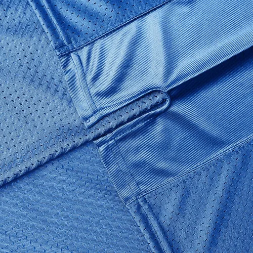 Vista 4 de MESOSPERO Camiseta de fútbol para hombre, camiseta de práctica de fútbol en blanco para entrenamiento atlético y ocio diario