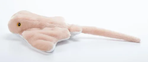 Vista 9 de The Petting Zoo Cownose Ray - Peluche de peluche, regalos para niños, animales salvajes del océano Onez, juguete de peluche de rayas de 15 pulgadas