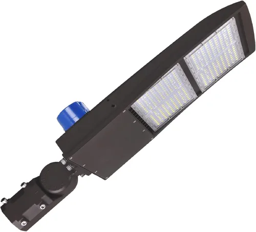 Vista 14 de Luces LED de poste de estacionamiento de 100 W, sensor de fotocélula del atardecer al amanecer, protección contra sobretensiones integrada, 1-10 V