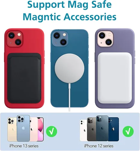 Vista 4 de Anillo magnético universal, anillo adaptador magnético, adhesivo magnético compatible con accesorios Magsafe y carga inalámbrica para iPhone