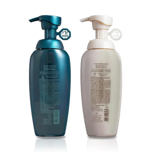Vista 2 de Daeng Gi Meo Ri Set de cuidado para la pérdida de cabello - Champú para cabello graso + tratamiento para todo tipo de cabello, 13.5 onzas líquidas