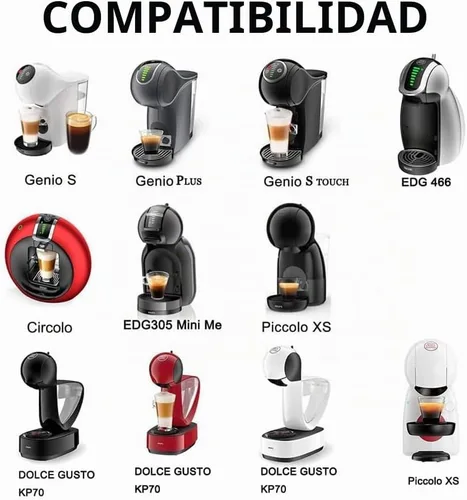 Vista 2 de i Cafilas Adaptador de café reutilizable para Dolce Gusto, convertidor recargable compatible con Piccolo XS/Genio S, bricolaje tu café en polvo 1