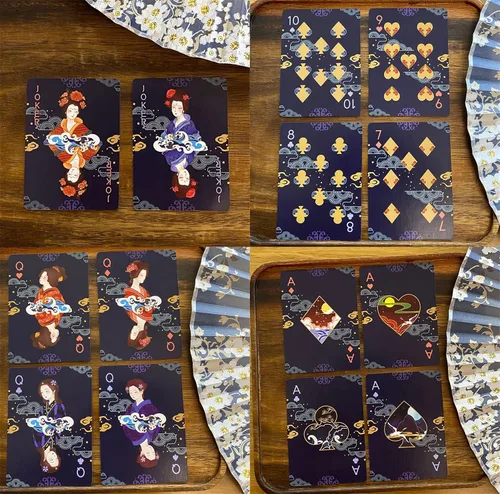 Vista 2 de Yunhe Cardistry - Juego de cartas de póquer, baraja de cartas de póquer, juegos de cartas para fiestas